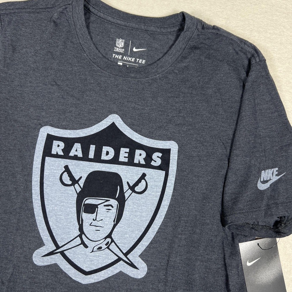 Nike Las Vegas Raiders Mens Small Tri-Blend T-Shirt NFL Team Apparel NWT